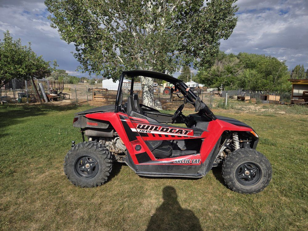 Arctic Cat Wildcat Trail 700 Side-by-Side UTV - Red, 2-Seater, 700cc