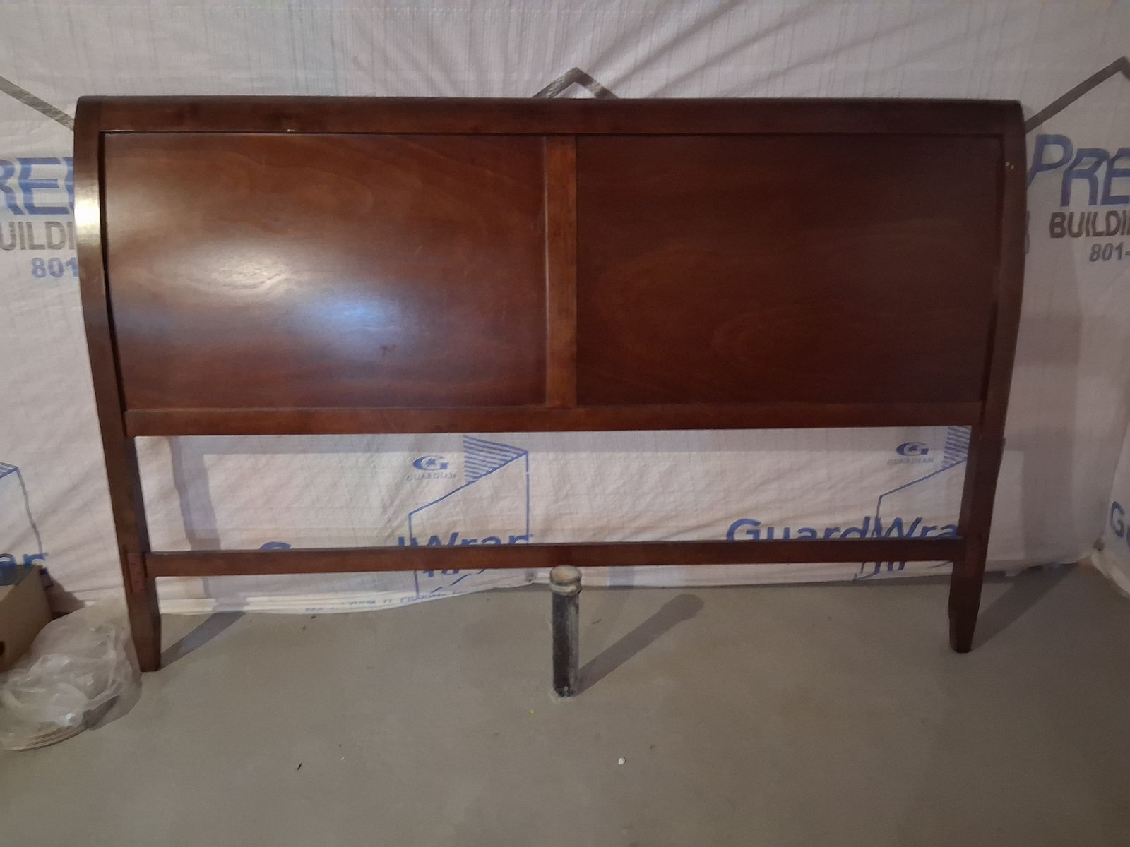 FREE king sleigh headboad