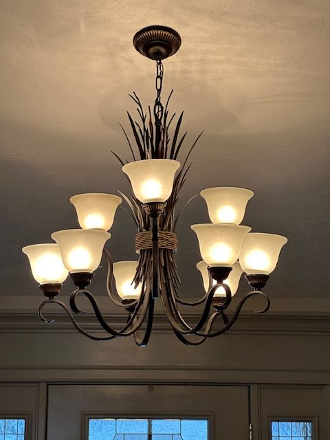 9 light Chandelier