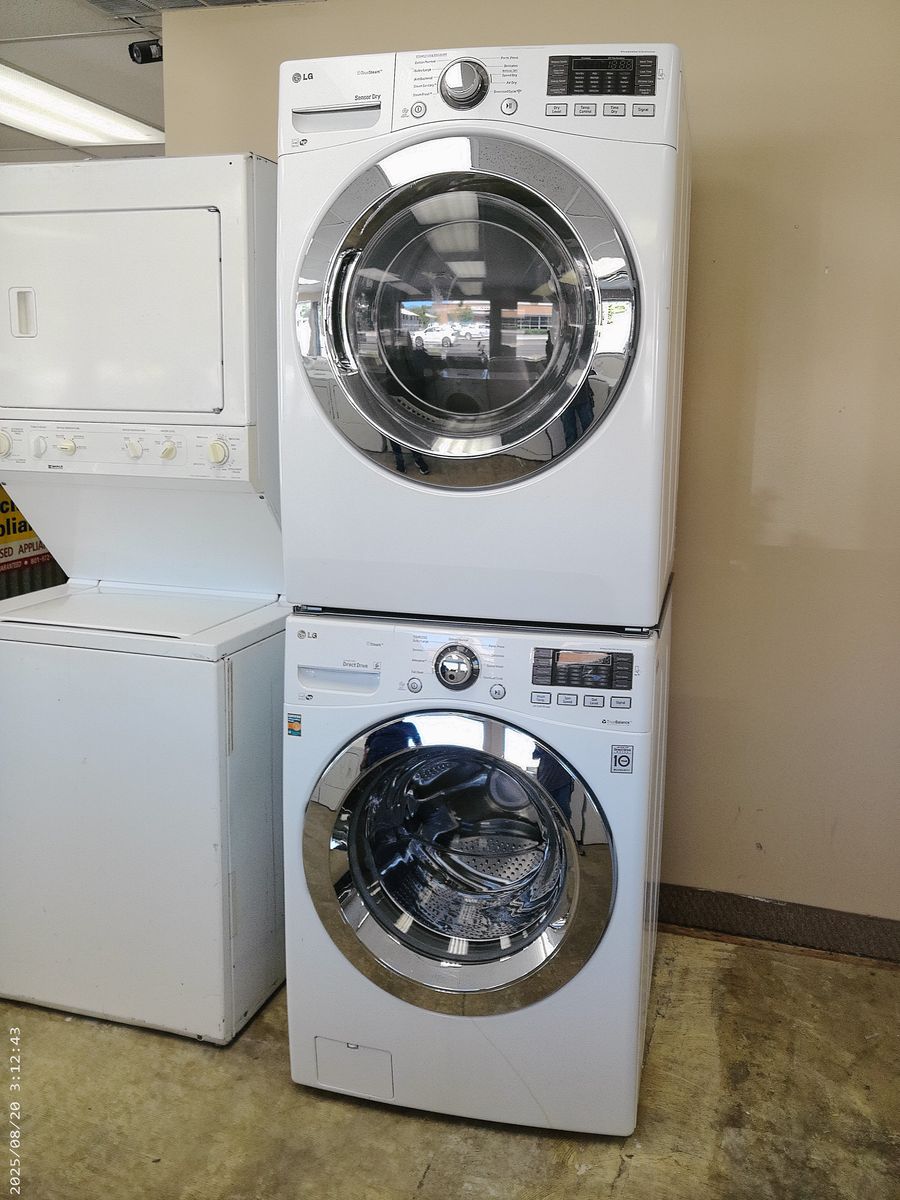 LG Stacked Front Load Washer and Electric Dryer~90 Day Guarantee
