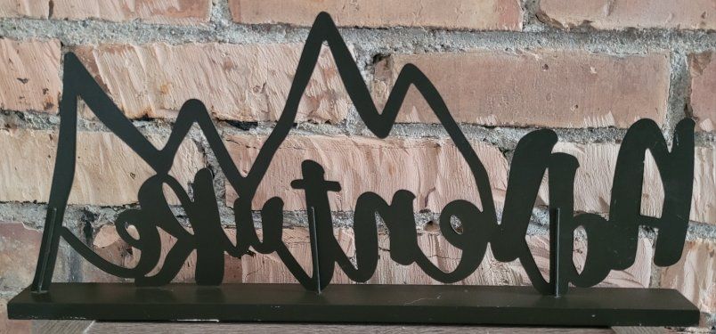Metal sign