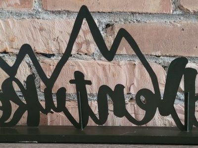 Metal sign