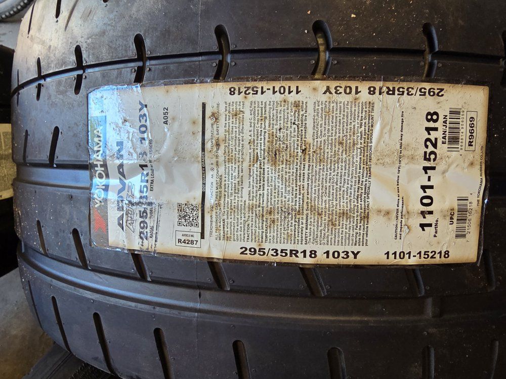 Four New Yokohama A052 295/35R18