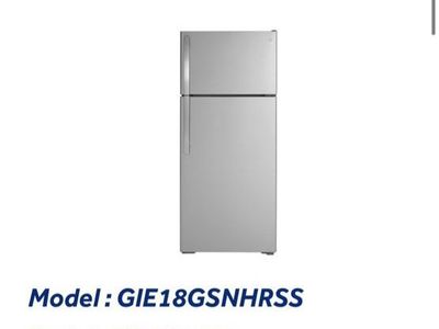 Brand New* GE ENERGY STAR 17.5 Cu. Ft. Top-Freezer Refrigerator GIE18GSNHRSS Stainless Steel