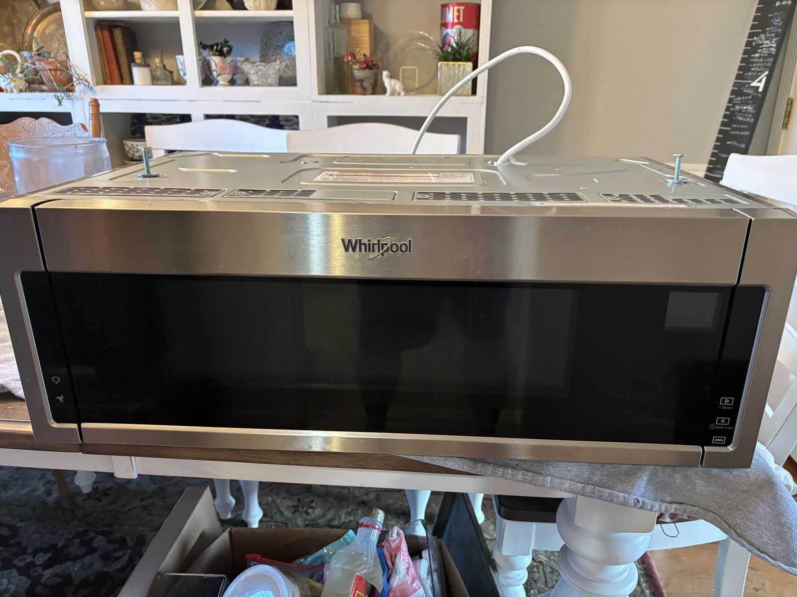 Stainless steel microwave
