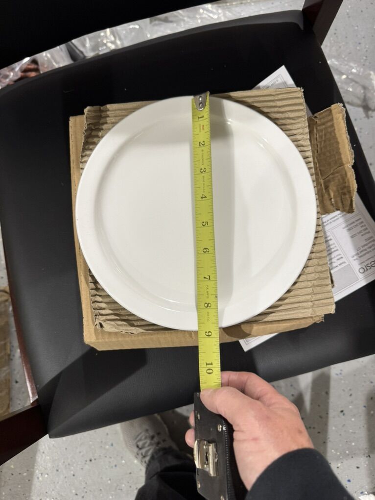 Cambro Shoreline Ceramic 9in Plate