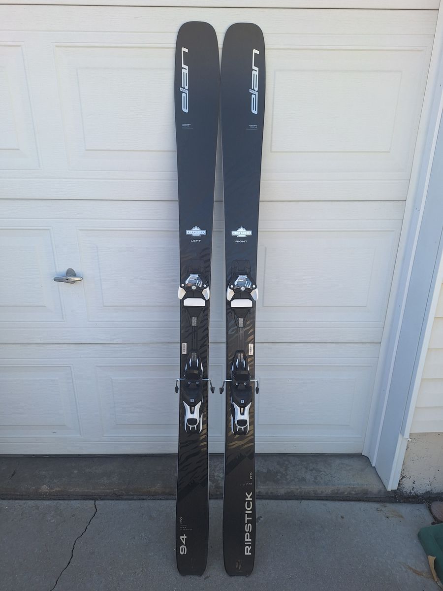 Elan skis  Ripstik 94 cm Black edition 170 cm, adjustable bindings