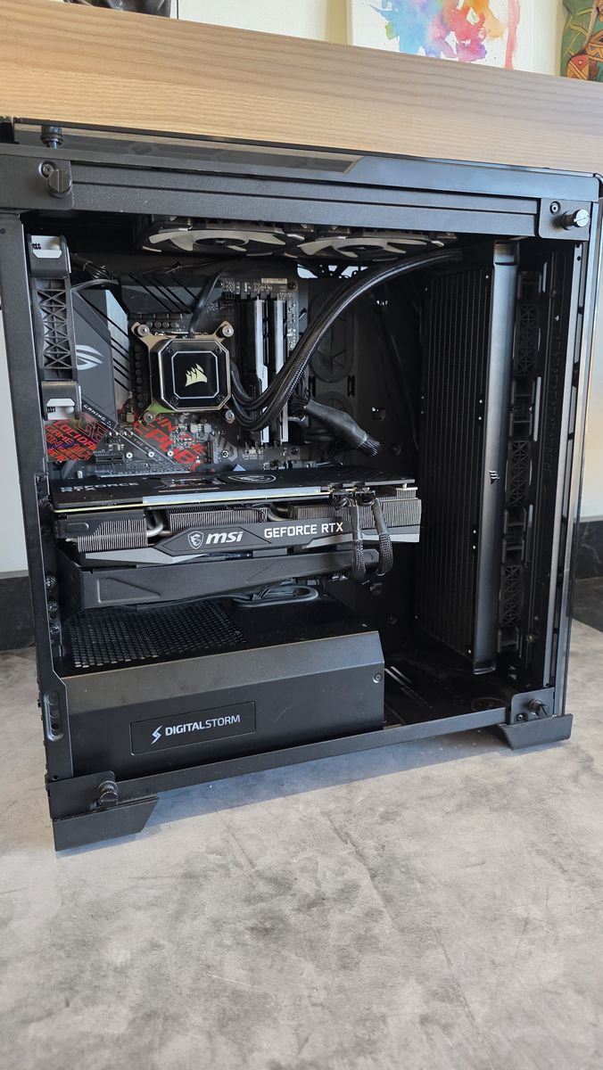 Digital Storm Corsair Carbide Quiet 600Q Custom PC with 32" ASUS Monitor, Corsair Mechanical Keyboard, & Mouse