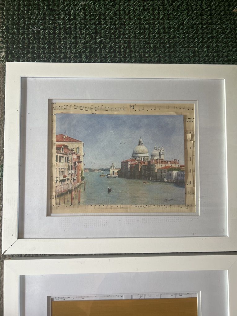 Original Watercolor Painting Santa Maria Della Sal