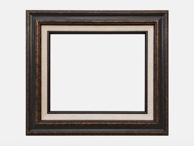 Rustic Distressed Wood Picture Frame Fits 11x14 Print Dark Brown Vintage Style