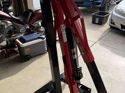 Lightly used cherry picker