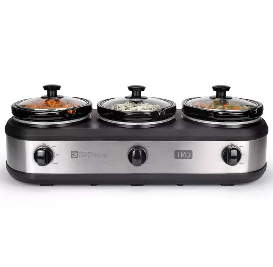 Triple Slow Cooker/ Buffet Style Crock Pot