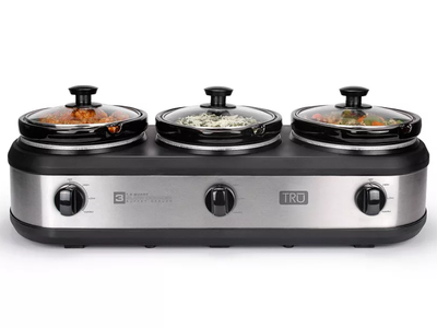 Triple Slow Cooker/ Buffet Style Crock Pot