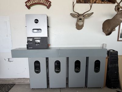 EG4 12000XP Inverter & 4 EG4 Batteries - Whole Home Backup Solar System