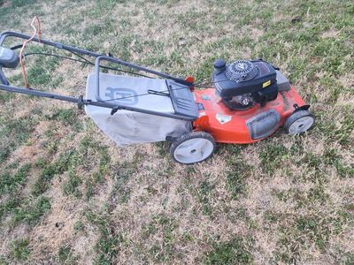 Husqvarna Push Mower - Gas Powered Walk-Behind Lawn Mower with Grass Catcher Self Propelled