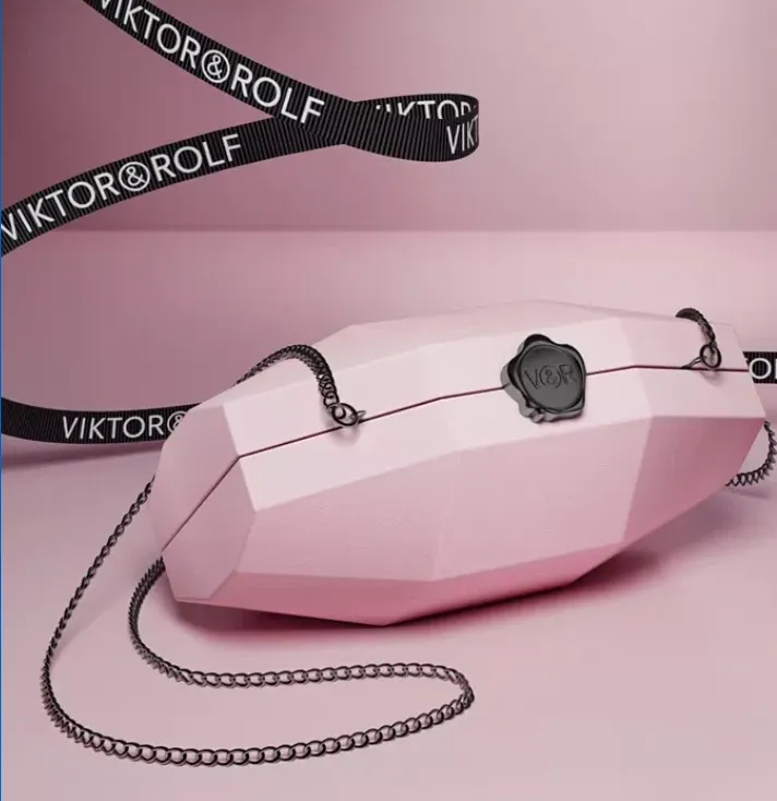 VIKTOR & ROLF Limited Edition Minaudiere Flowerbomb Clutch NIB $50