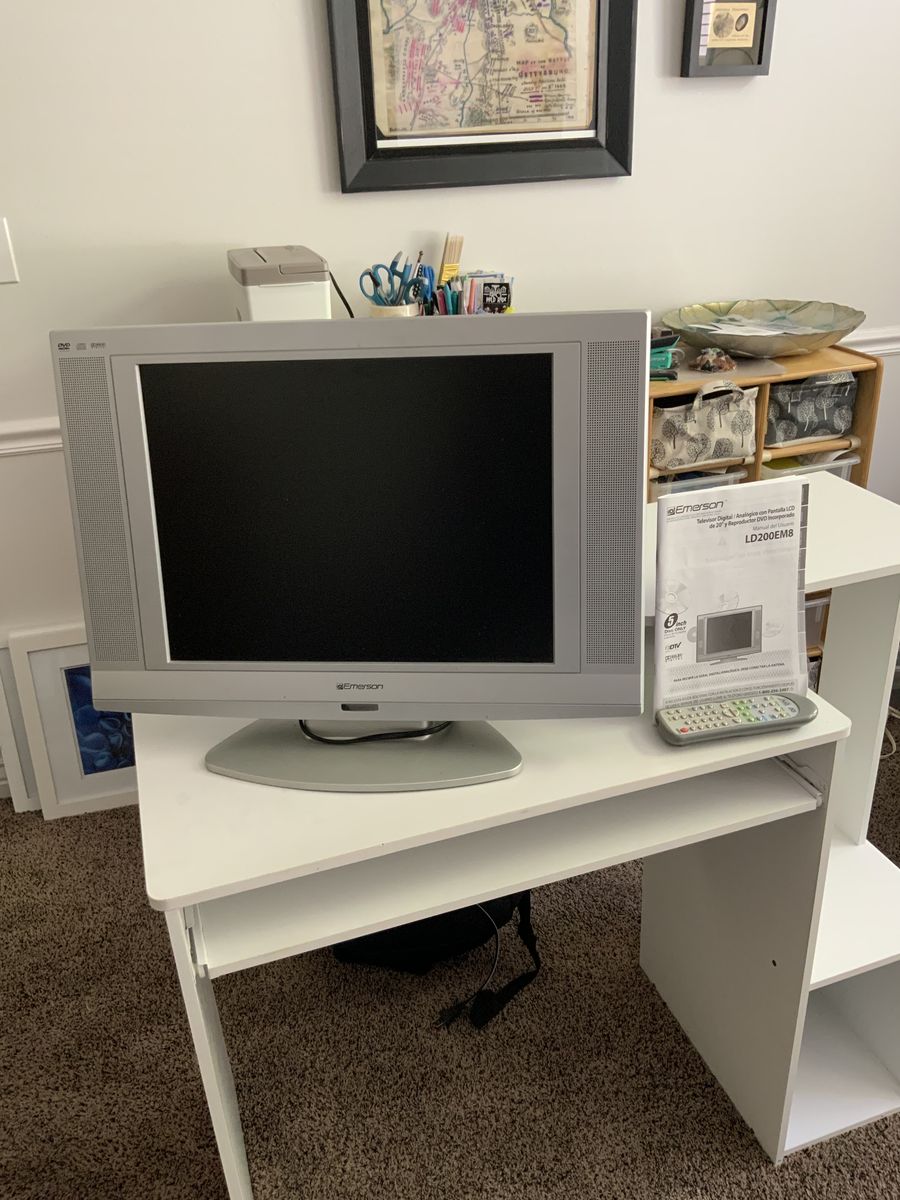 20” TV with built in DVD player
