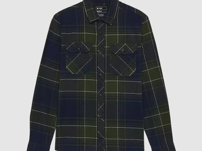 Fox Racing Traildust Flannel Shirt Size Medium, Midnight Blue (31961-329-M-L-BIN10)