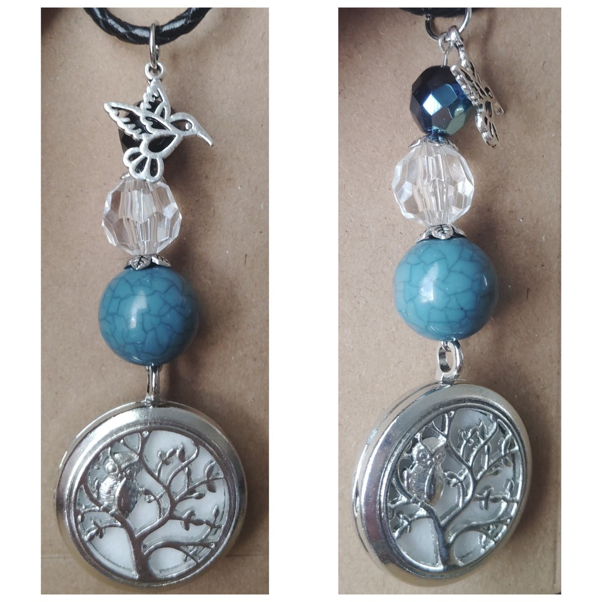 Handmade Car Charms & Earrings – Made with Vintage Beads  