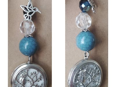 Handmade Car Charms & Earrings – Made with Vintage Beads