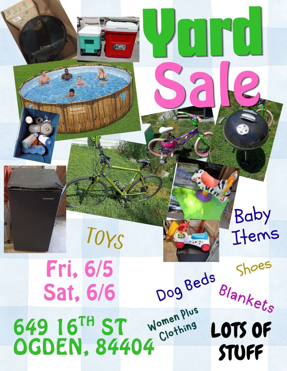 Multi Family Yard Sale - LOTS OF STUFF/Some Free Items