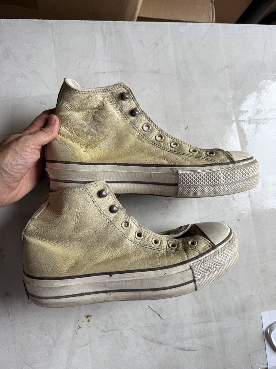 Converse All Star High Top Leather Platform Sneakers mens Size 10