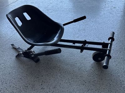 Hover-1 Buggy Attachment for Hoverboards - Black, Adjustable Frame