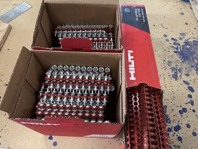 Hilti X-HSN 24 High Shear Nails and DX Cartridges Cal.27 Short 6.8/11 M40