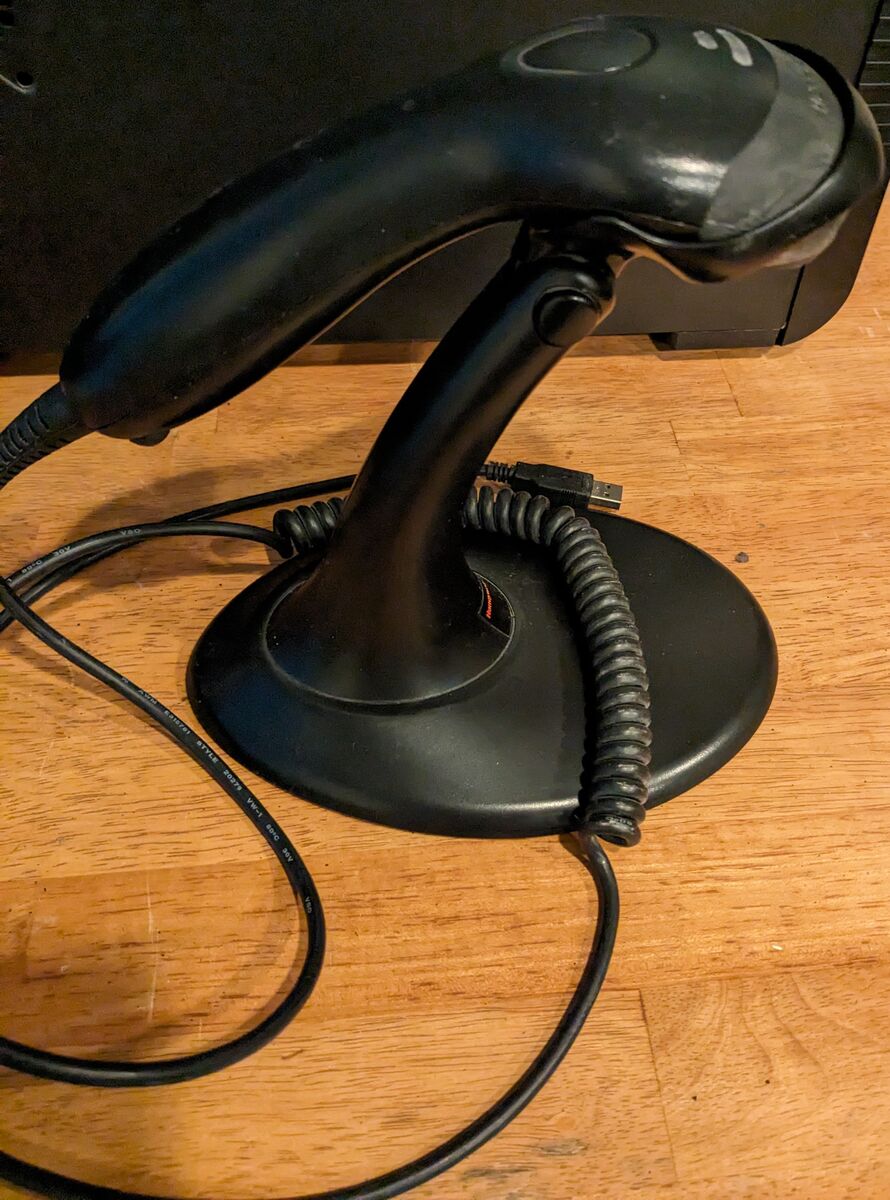 Honeywell Voyager MS9520 USB Barcode Scanner with Stand