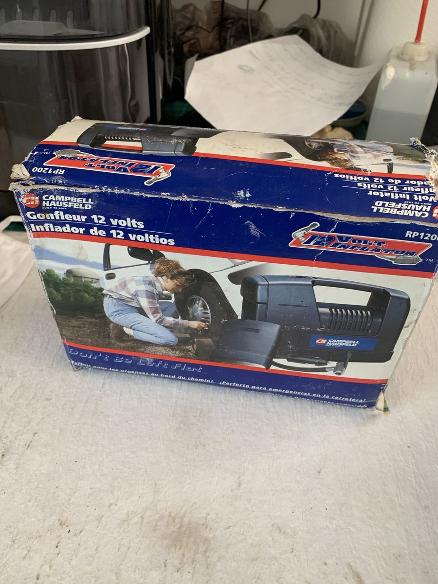 Campbell Hausfeld RP1200 12-Volt Portable Tire Inflator/Air Compressor