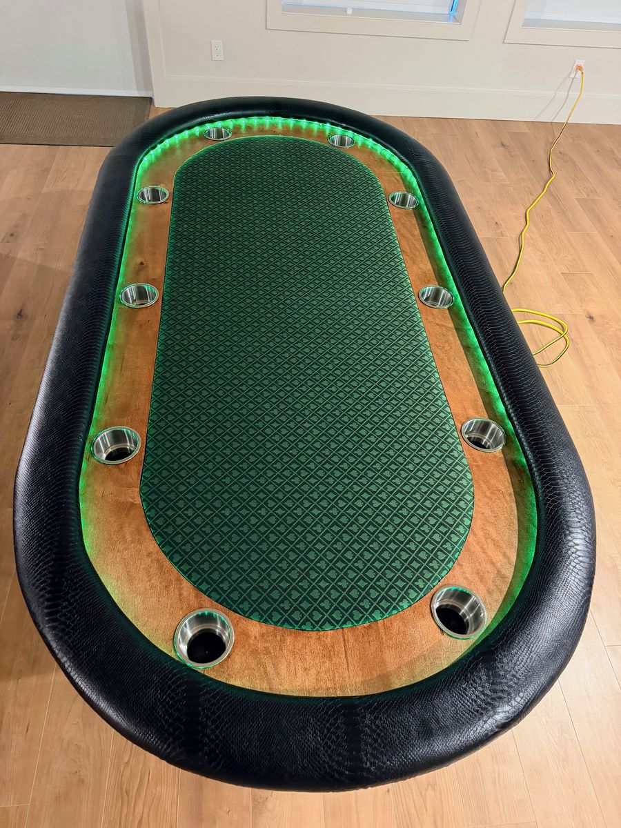 Custom 8’ Poker Tables – Built to Order