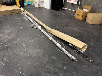 14 foot eye beam rail for garage door opener