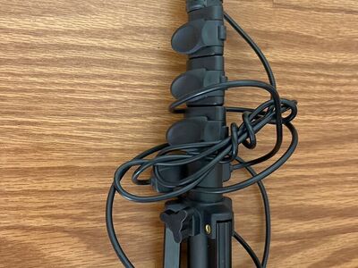Video Streaming Round Studio Lamp/Light on tripod.