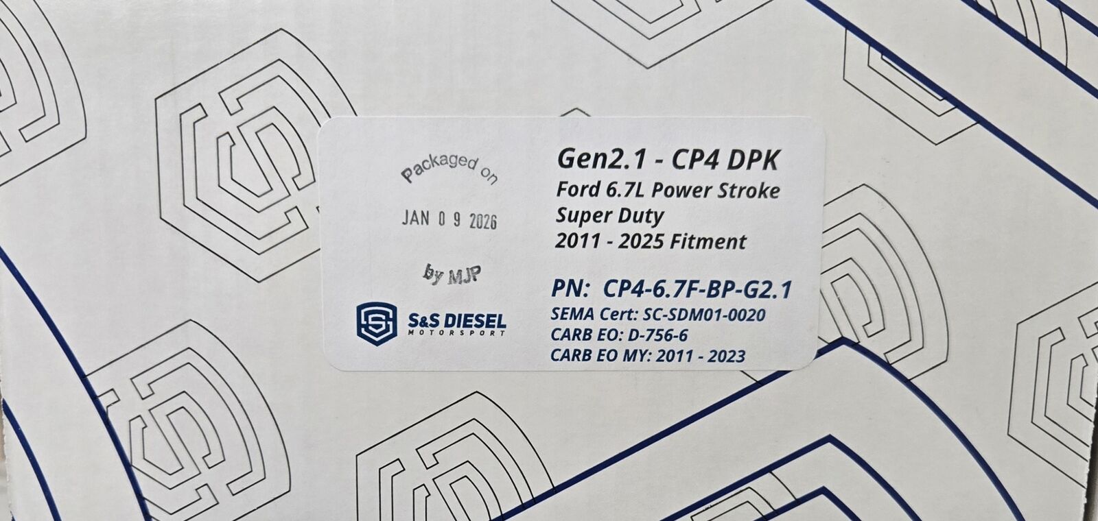 2011 -2025 Ford 6.7 Powerstrokes CP4 Disaster Prevention Kit S&S Diesel