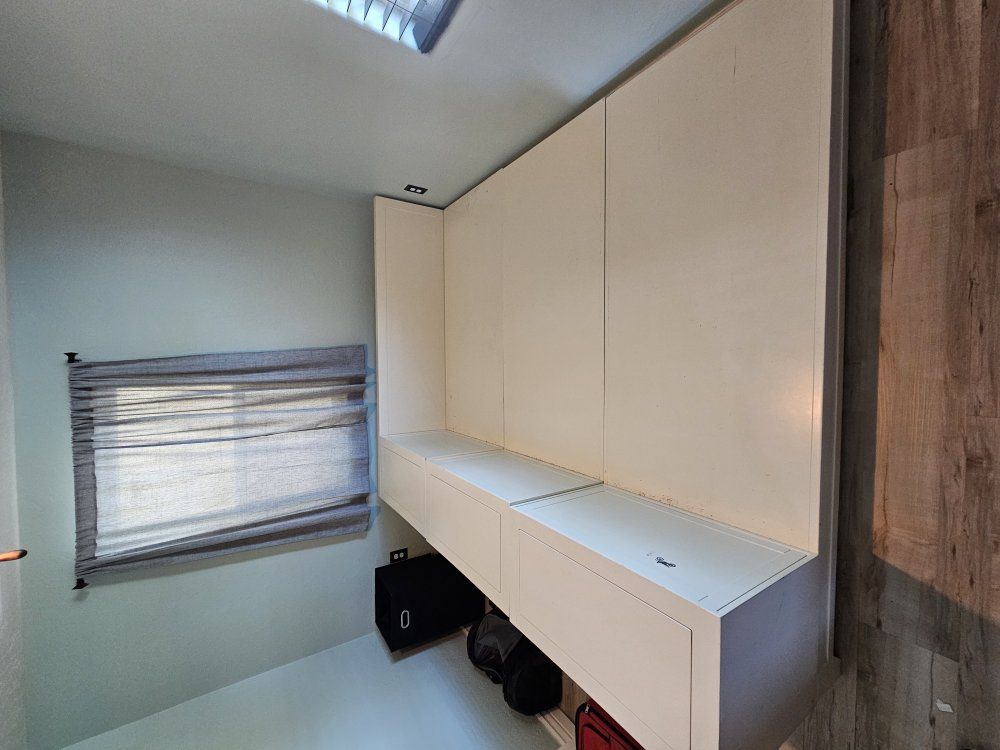 Full or Queen bed frame with dresser.