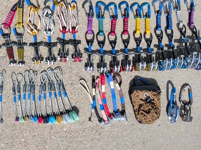Complete Trad Climbing Rack & Sport Gear Package | Double Rack | BD, DMM, CAMP, Petzl | $1,200 OBO
