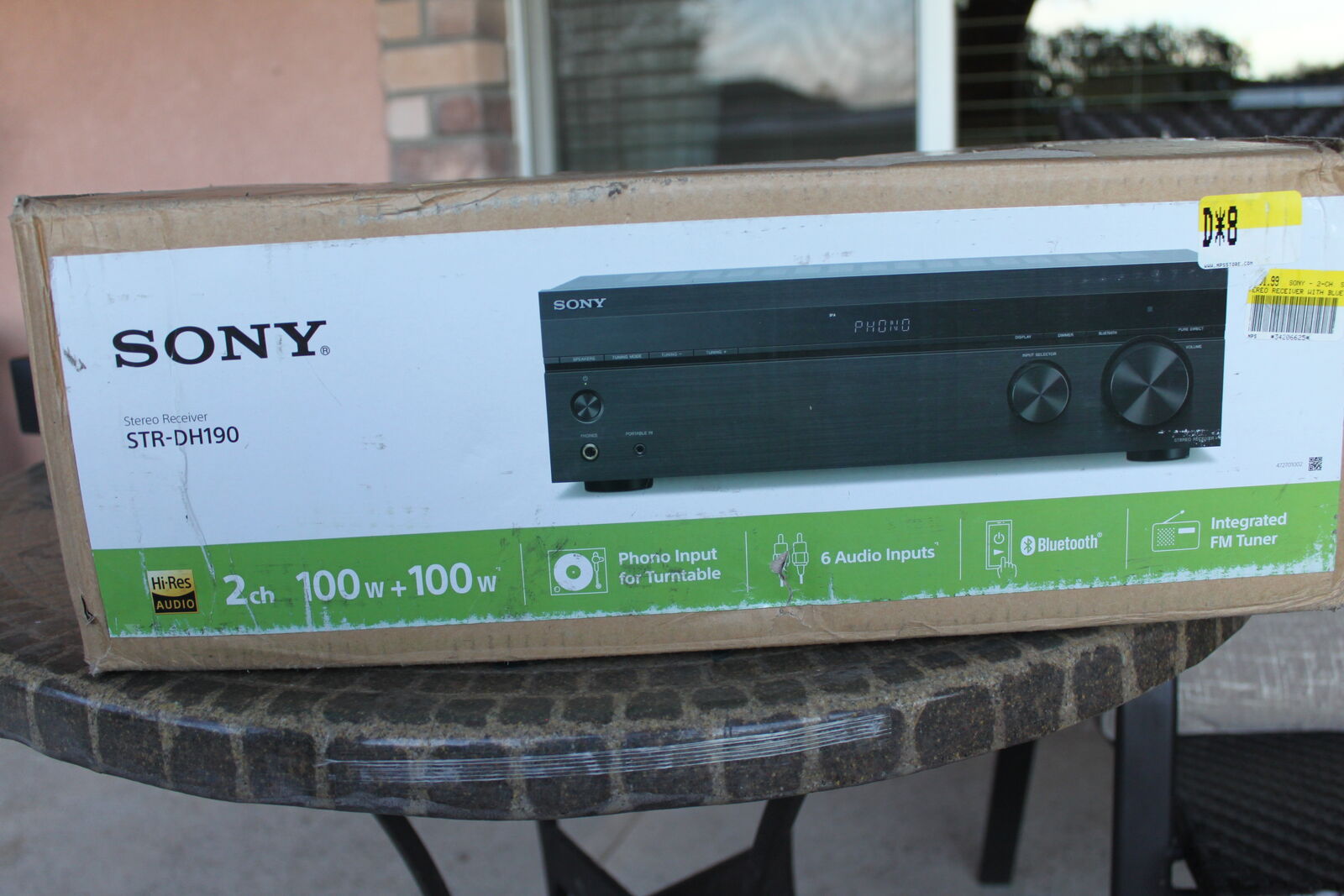 Sony STRDH190 2-CH Home Stereo Receiver