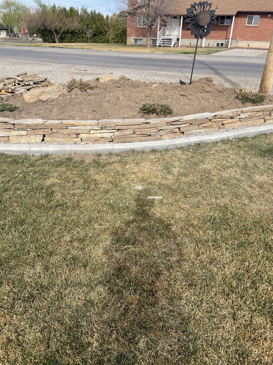 Shell Rock landscaping Stackers