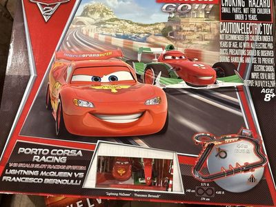 Carrera GO!!! Disney Pixar Cars 2 Porto Corsa Racing 1:43 Scale Slot Car Set
