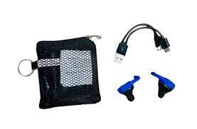 TWS Wireless Earbuds with Pouch, Colors Vary #94551