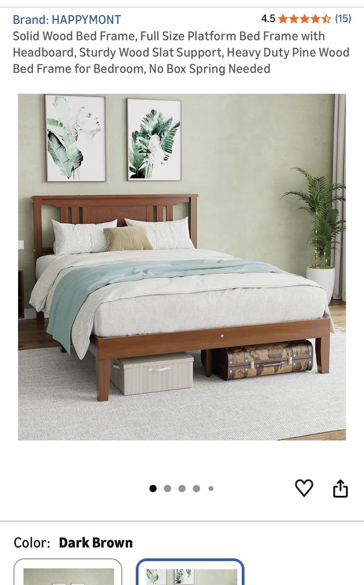 Full bed frame