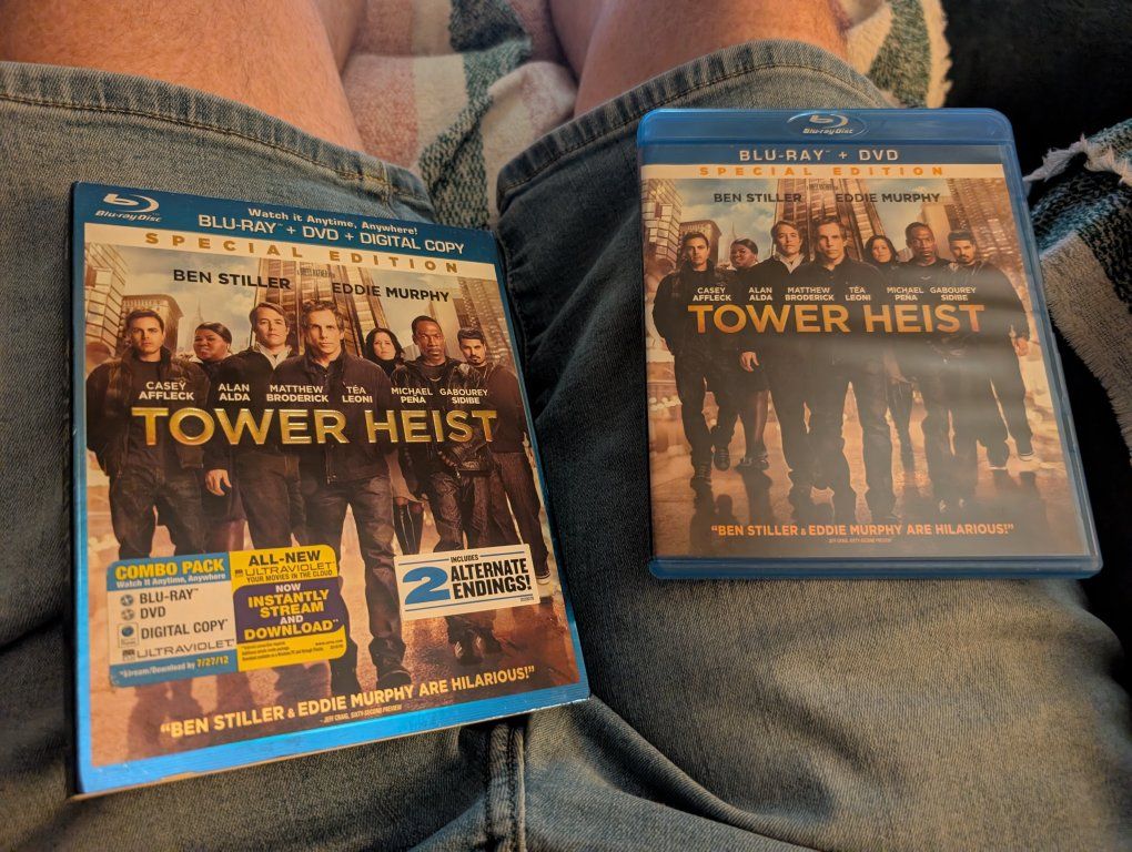 Tower Heist Blu-ray + DVD Special Edition Ben Stiller Eddie Murphy