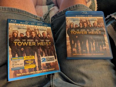 Tower Heist Blu-ray + DVD Special Edition Ben Stiller Eddie Murphy