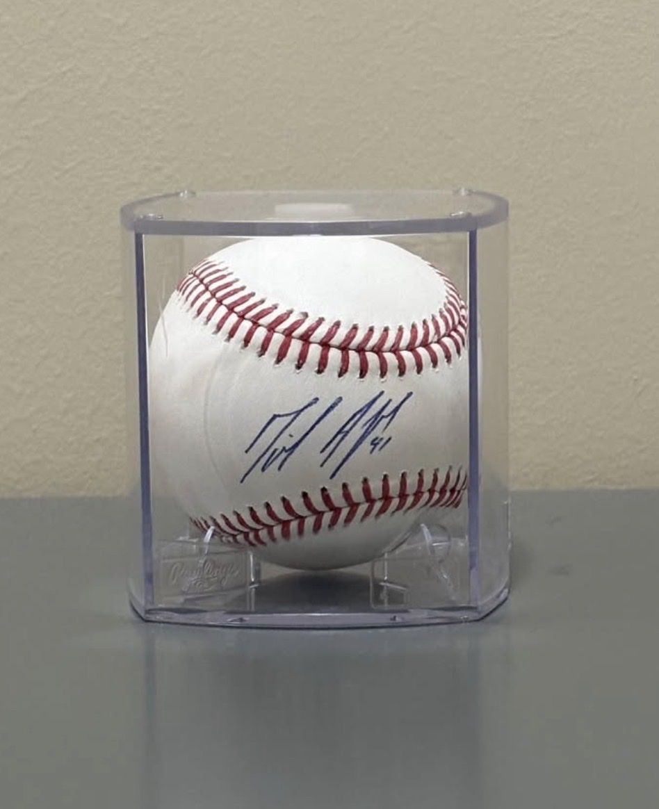 Autographed Baseball by Miguel Andujar