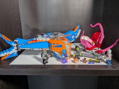 LEGO Marvel Super Heroes 76081 The Milano vs. The Abilisk - Complete Set with Minifigures