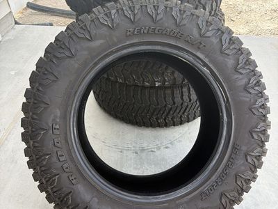 Radar Renegade R/T 35x12.50R20LT Rugged Terrain Tires Set of 4