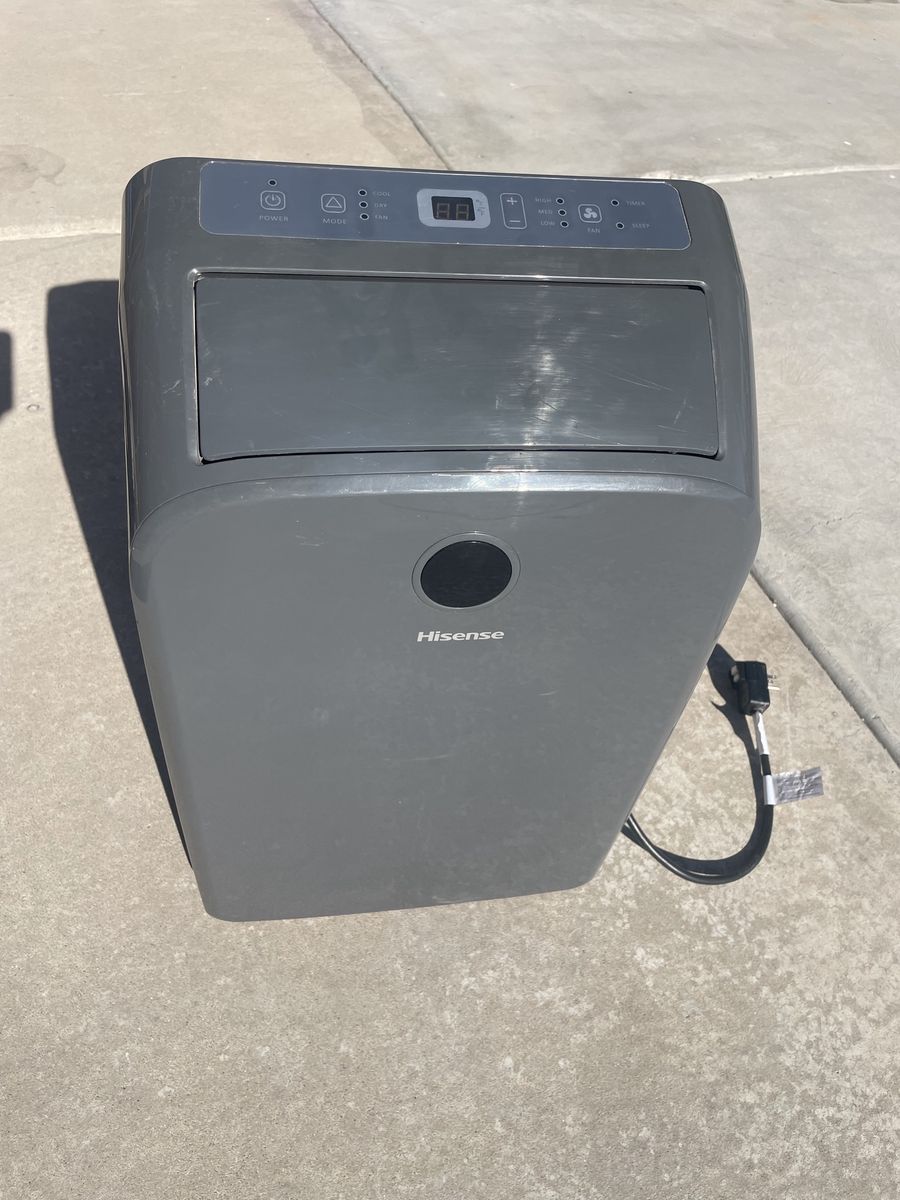 Hisense 8500 BTU Portable Air Conditioner (AC) - Gray, Runs Great