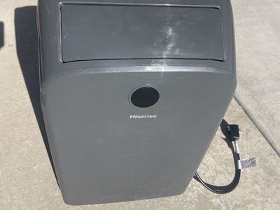 Hisense 8500 BTU Portable Air Conditioner (AC) - Gray, Runs Great