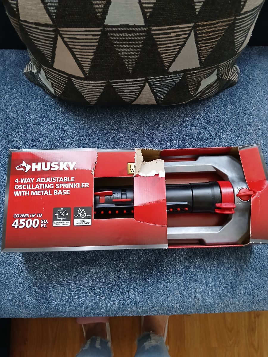 Husky 4-Way Adjustable Oscillating Sprinkler