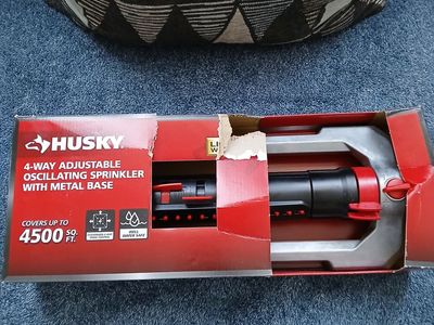 Husky 4-Way Adjustable Oscillating Sprinkler